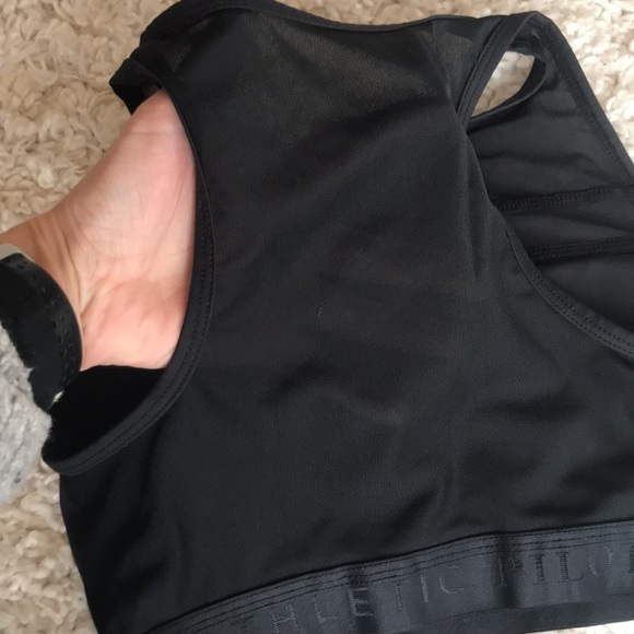 Pilot Athletic Aviatrix Mesh Back Sports Bra Top - Picture 5 of 7